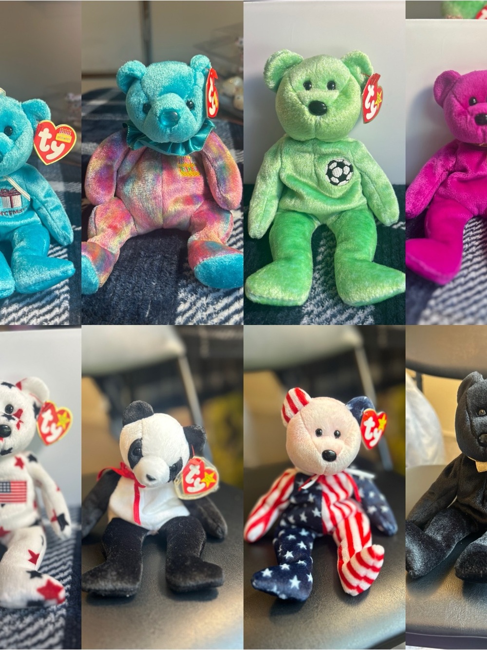 TY Beanie Buddies Plush Teddy Bear - Assorted Colors
